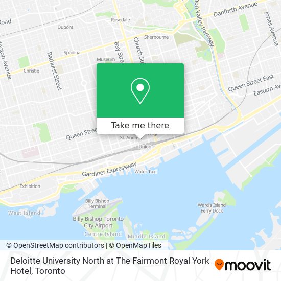 Deloitte University North at The Fairmont Royal York Hotel map