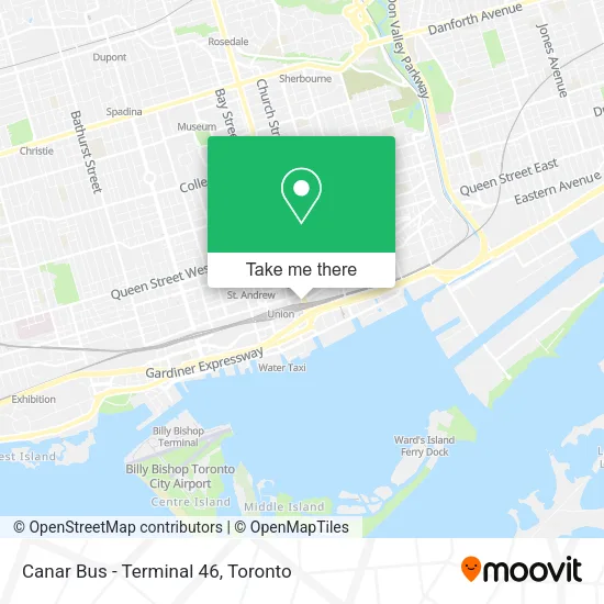 Canar Bus - Terminal 46 map