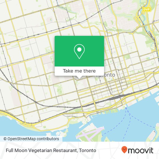 Full Moon Vegetarian Restaurant map