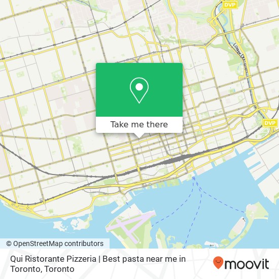 Qui Ristorante Pizzeria | Best pasta near me in Toronto map