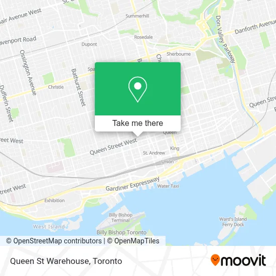 Queen St Warehouse map