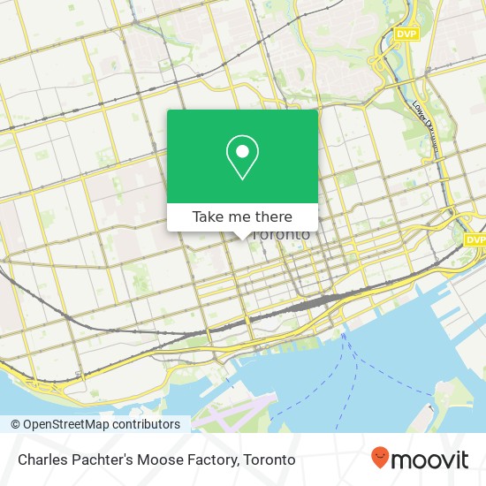 Charles Pachter's Moose Factory plan