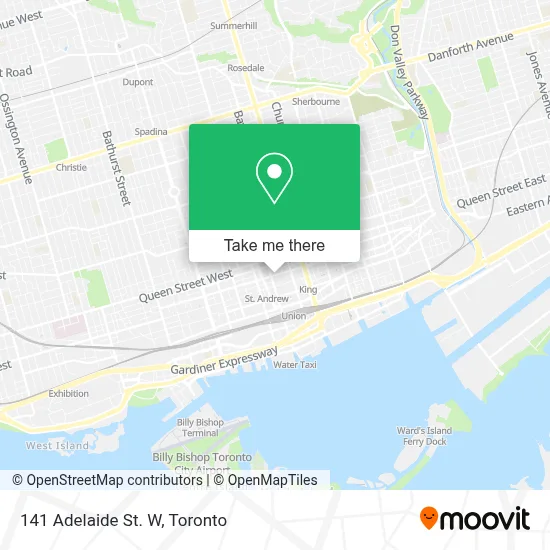 141 Adelaide St. W map