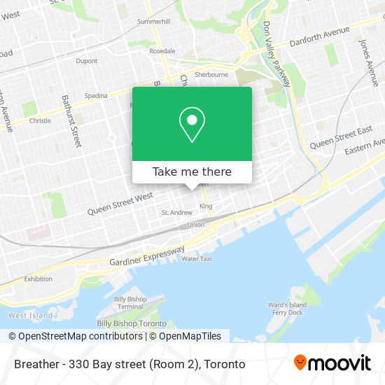 Breather - 330 Bay street (Room 2) map