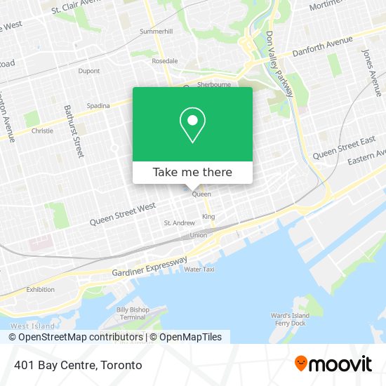 401 Bay Centre map