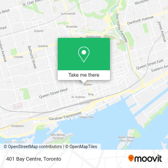 401 Bay Centre map