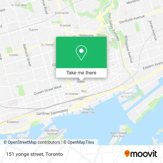 151 yonge street map