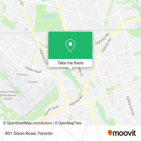 801 Dixon Road map