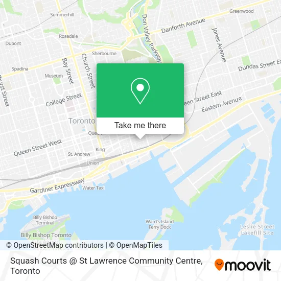 Squash Courts @ St Lawrence Community Centre map