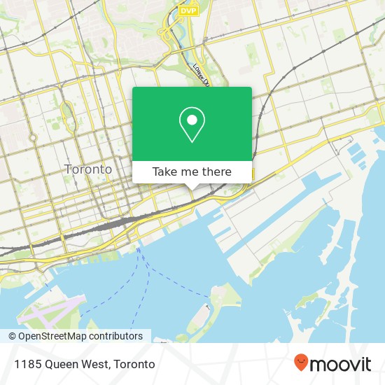 1185 Queen West map