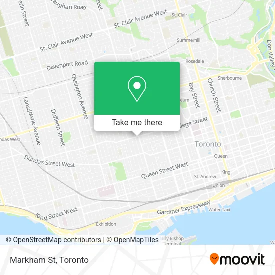Markham St map
