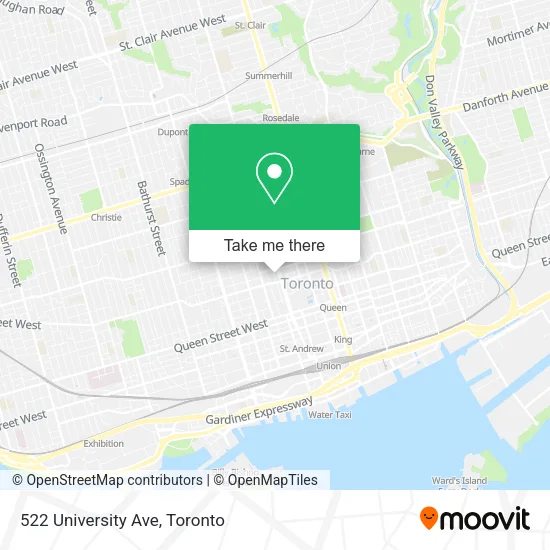 522 University Ave map