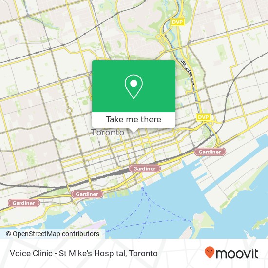 Voice Clinic - St Mike's Hospital map