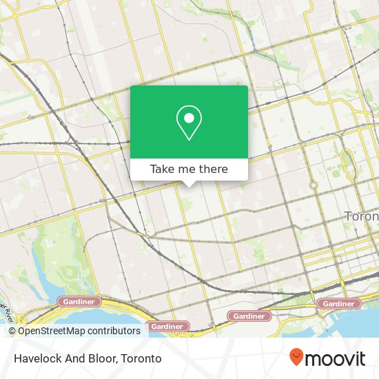 Havelock And Bloor map