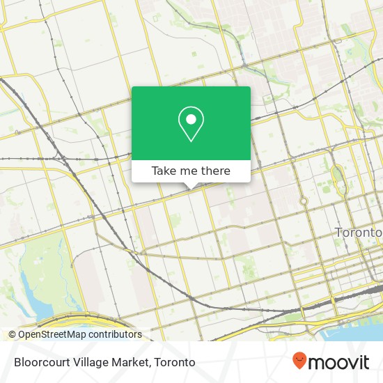 Bloorcourt Village Market map