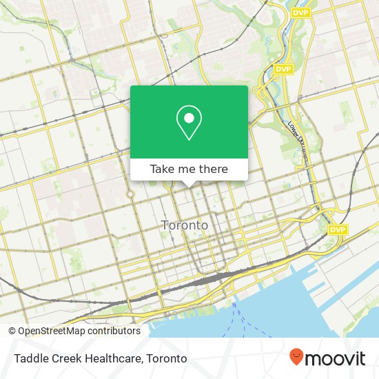 Taddle Creek Healthcare map