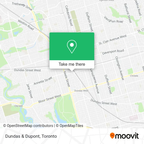Dundas & Dupont map