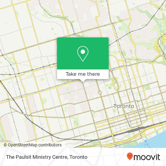 The Paulsit Ministry Centre map