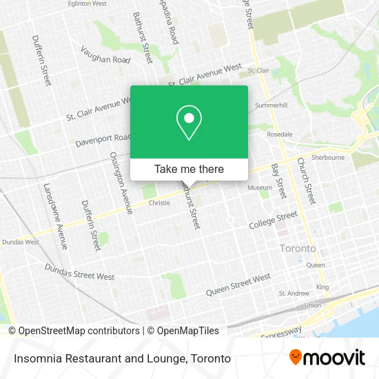 Insomnia Restaurant and Lounge map