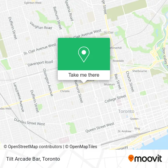 Tilt Arcade Bar map