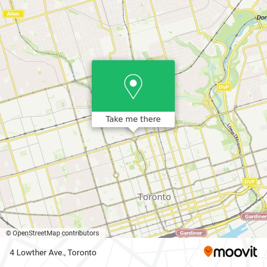 4 Lowther Ave. map