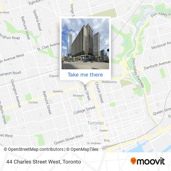 44 Charles Street West map