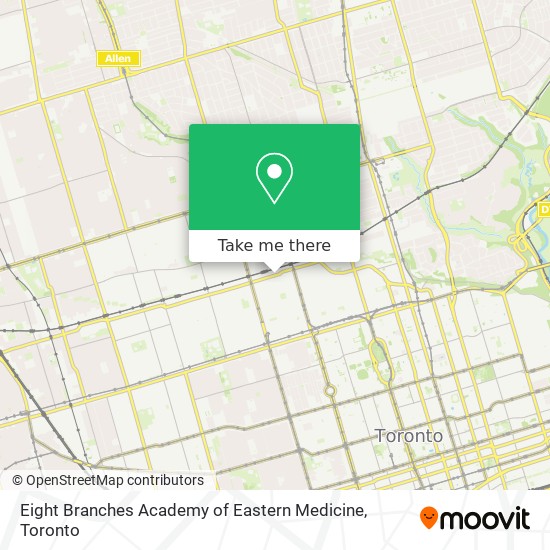 Eight Branches Academy of Eastern Medicine map