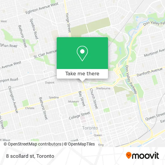 8 scollard st map