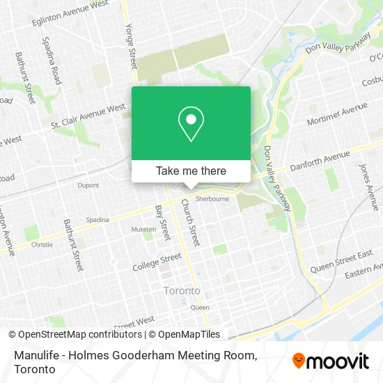 Manulife - Holmes Gooderham Meeting Room map