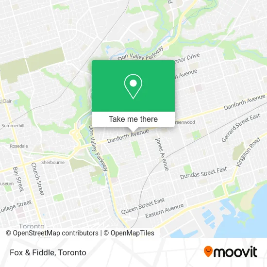 Fox & Fiddle map