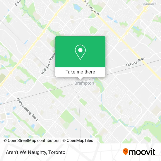 Aren't We Naughty map