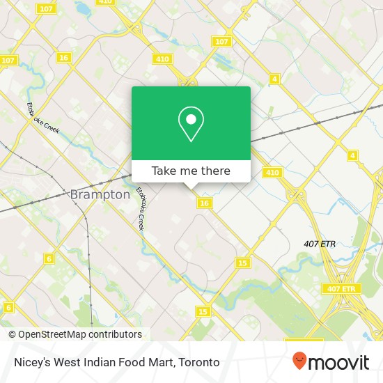 Nicey's West Indian Food Mart map