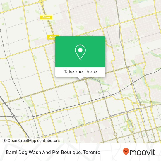 Bam! Dog Wash And Pet Boutique map