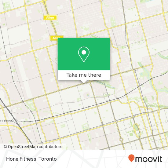 Hone Fitness map