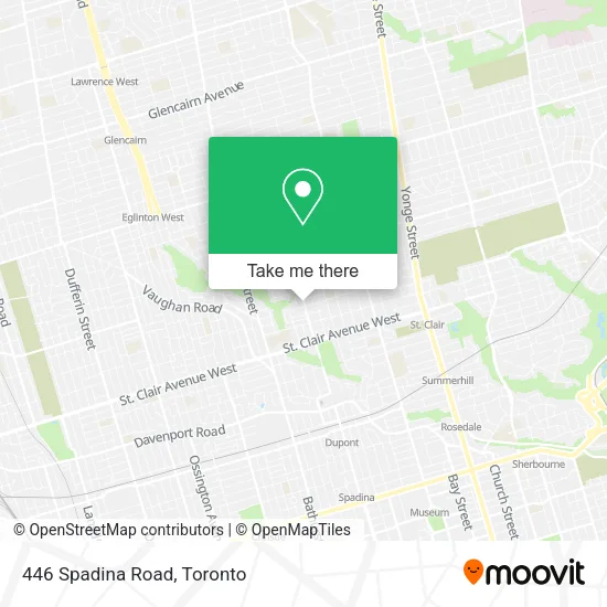 446 Spadina Road map