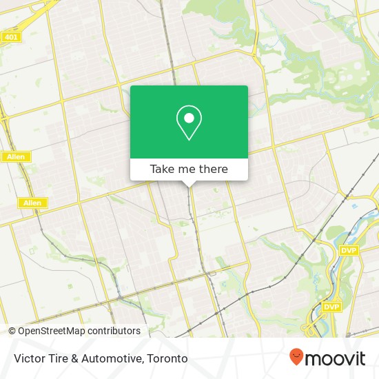 Victor Tire & Automotive map