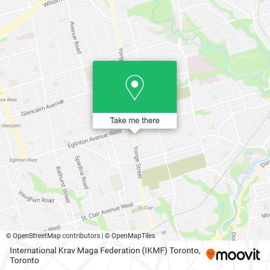 International Krav Maga Federation (IKMF) Toronto map