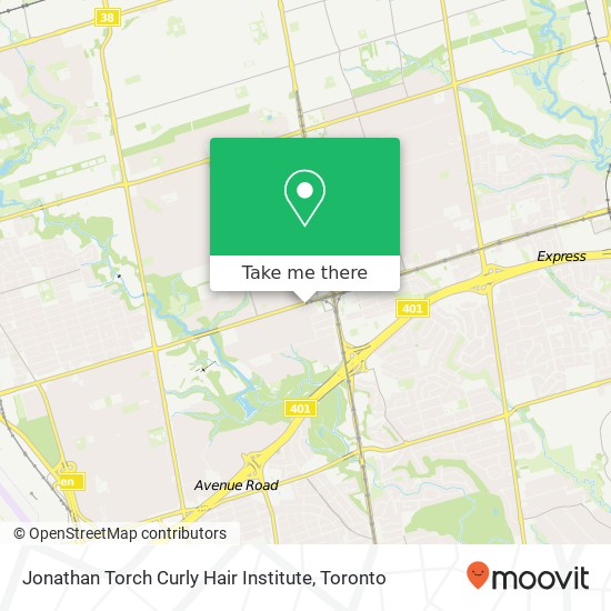 Jonathan Torch Curly Hair Institute map