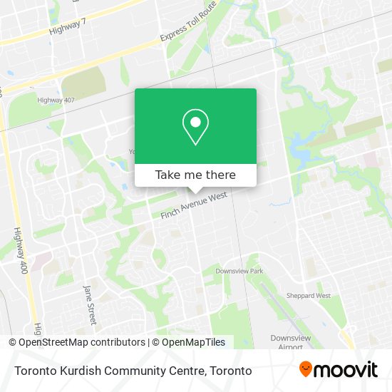 Toronto Kurdish Community Centre map