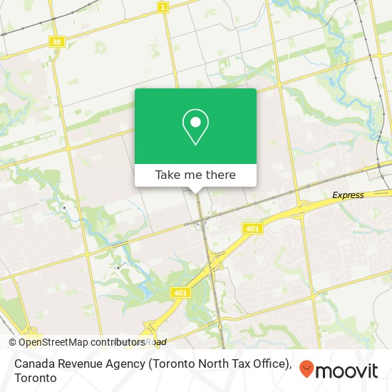Canada Revenue Agency (Toronto North Tax Office) plan