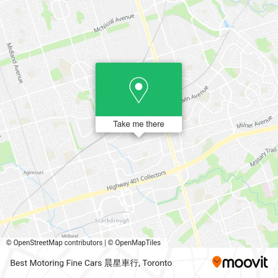 Best Motoring Fine Cars 晨星車行 map