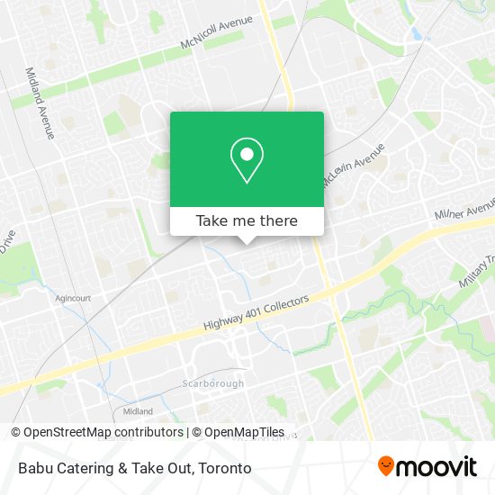 Babu Catering & Take Out map