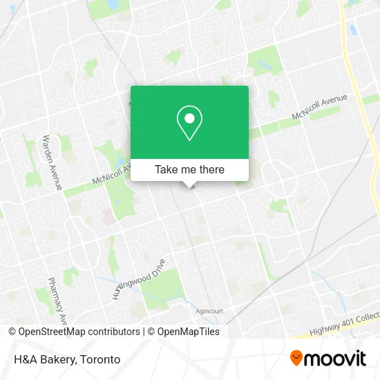 H&A Bakery map