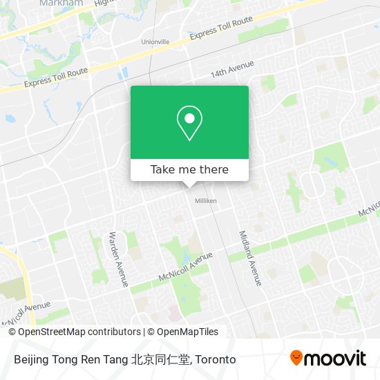 Beijing Tong Ren Tang 北京同仁堂 map