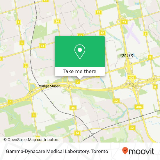 Gamma-Dynacare Medical Laboratory map