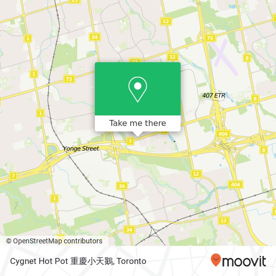 Cygnet Hot Pot 重慶小天鵝 map