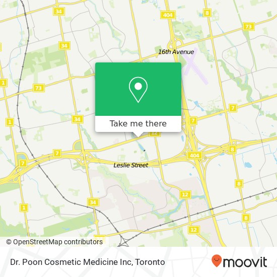 Dr. Poon Cosmetic Medicine Inc map