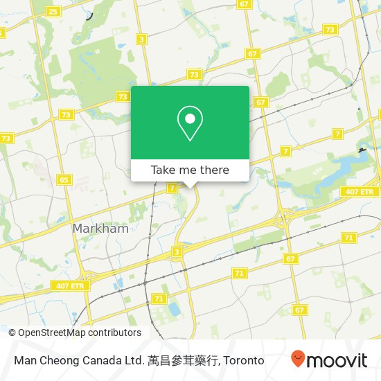 Man Cheong Canada Ltd. 萬昌參茸藥行 map