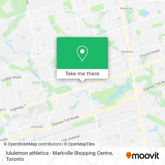 lululemon athletica - Markville Shopping Centre plan