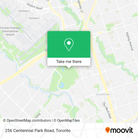 256 Centennial Park Road map